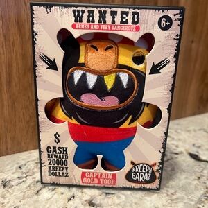 Kreepy Baraz Captain Gold Toof Plush Toy